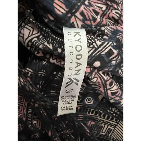 Kyodan‎ Outdoor Leaf Print Mini Dress, Women's Size L Navy Bra Built In Pockets Black Size L