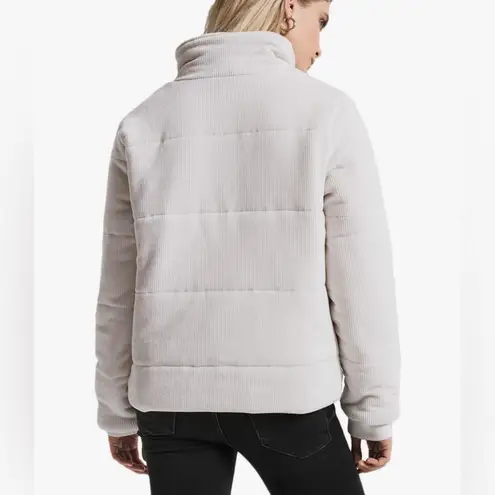 Z Supply  Women’s Corduroy Puffer Jacket in‎ Champagne Mist Size Large