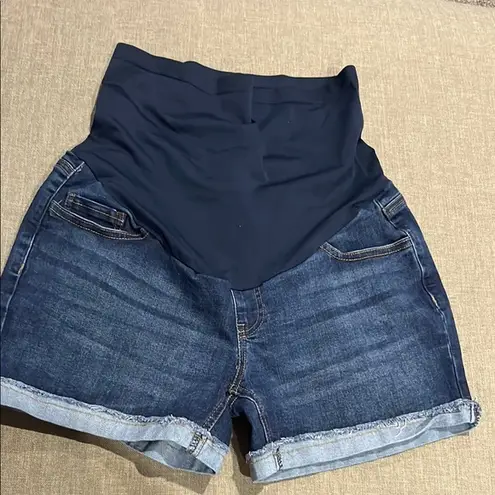 Time and Tru Maternity Blue Shorts