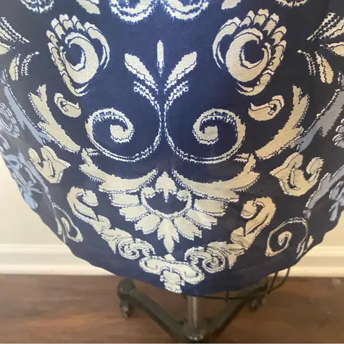 Dorothy Perkins Vintage Peplum MIDI Floral Silky Dress US 6