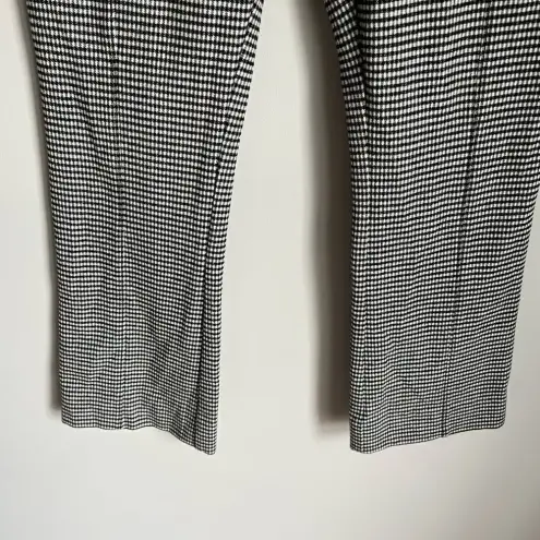 Derek Lam  10 CROSBY
Plaid Crop Flare Trousers In Black-white