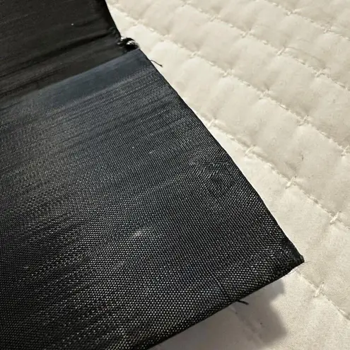 Women’s Black & Clear Beaded Bead Thin Shoulder Bag Evening Purse