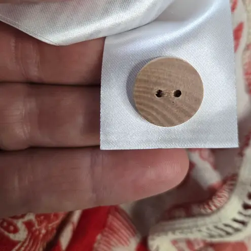 Farm Rio Mixed Pineapple Garden Mini Dress Red Blue Patchwork Floral Size XS