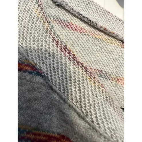 Phil Love Gray Striped Long-Sleeve Knit Sweater By