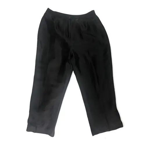 Ashley Stewart High Rise Silk Capri Pants Size 14
