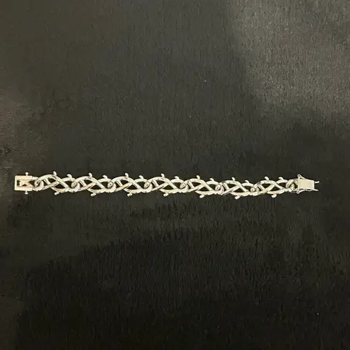 Noctra Crown of Thorns Bracelet | Iced Out Silver & Gold Sizes 7–20 Inch