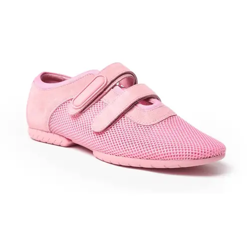 Cecelia New York Women's Monroe Pink Hook Loop Mesh Sneakers 8.5 BNIB Y2K Retro