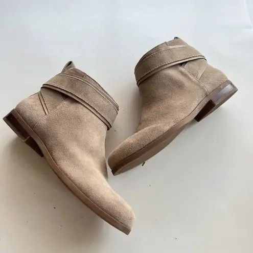 Sole Society Women's Tan Leather Ankle Boots " SO-BEICE" Size 5.5M Booties