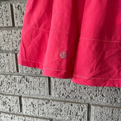 Lululemon  Pace Rival Mid-Rise Skirt *Long Lip Gloss Pink Size 6 Tennis Golf - Image 7