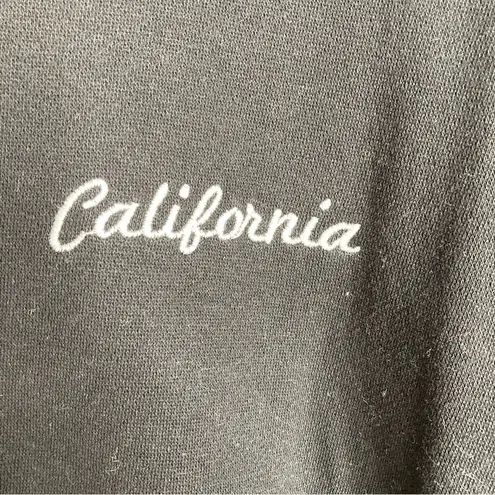 Brandy Melville  John Galt Black Cropped California Sweatshirt Small