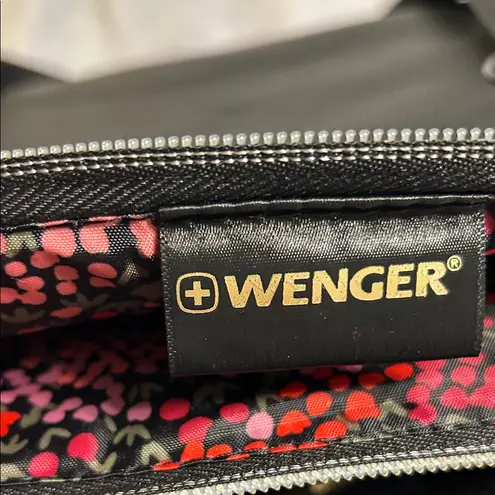 Swiss Gear RosaLyn 14” Laptop Black Leather Tote Bag