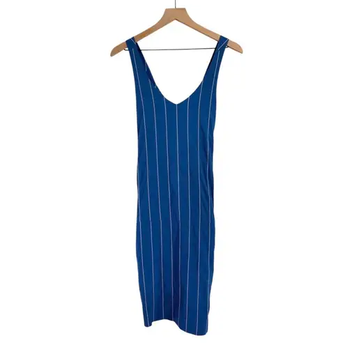 Marmot NWT Women’s Gretchen Dress Pockets Blue White Stripes Size Medium