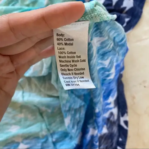 Chip & Pepper Tie Dye Shirt Sz Medium Knit Sleeves