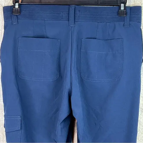 Riders By Lee  Size 12 Mid Rise Capris Navy Blue With Pockets