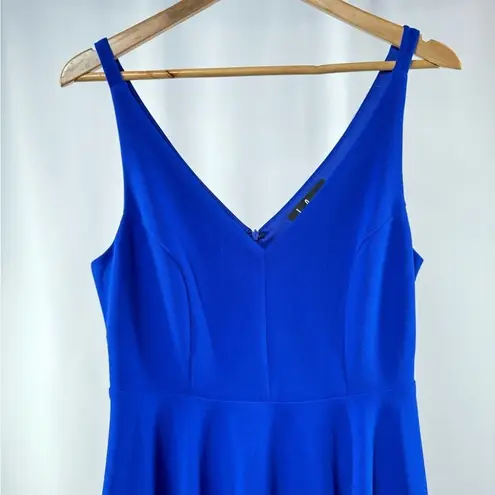 Lulus Darling Delight Skater Dress in Royal Blue Size Medium