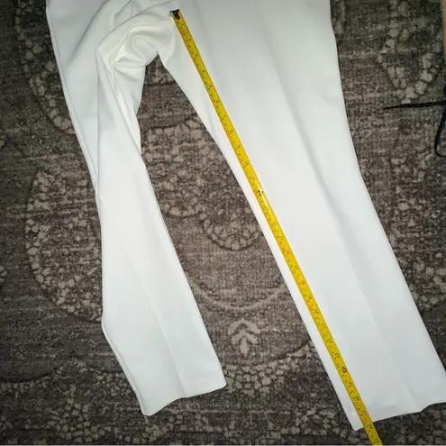 Iris Setlakwe NWT Women’s Size 2 Ivory White Cropped Cigarette Trousers Pants