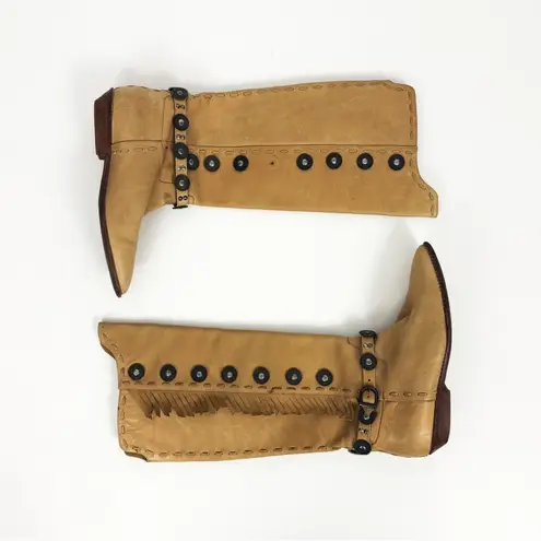 Vintage Western Fringe Medallion Knee