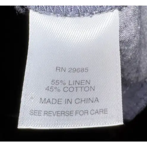 Pendleton Linen Blend Cropped Pants Women's Size 6 Lightweight Luxury Resort