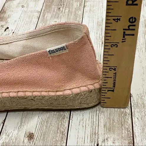 Soludos Aloha Espadrille Platform Living Coral 8