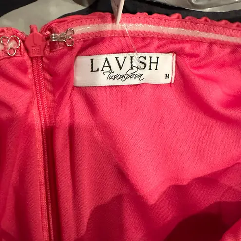 Lavish  Strapless Pink Dress