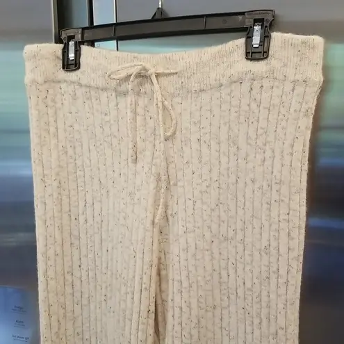 Heartloom ππ Nikita Pant Oat Ribbed Soft & Cozy Wide Leg Sweatpants Large NWT