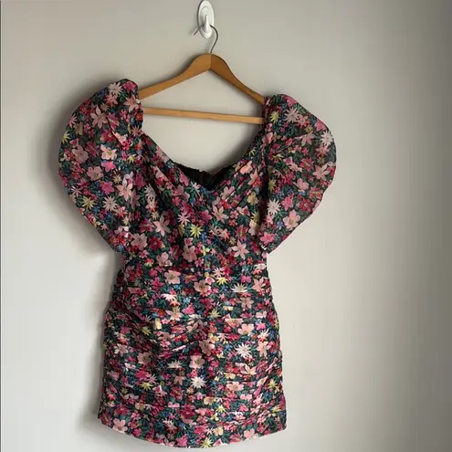 C/MEO COLLECTIVE NEW and Ever More Mini Dress Large