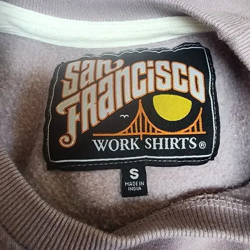 San Francisco Work Shirts Purple New York Hoodie (S) Purple