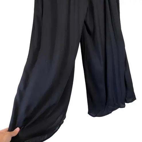 Hummingbird Wide Leg Split Thigh Palazzo Pants