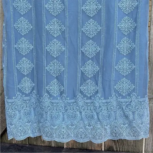 EUC Sundance Twilight Embroidered
Chiffon Shift Dress Size Large