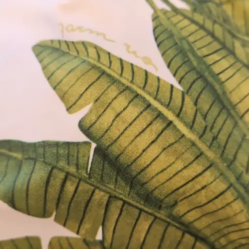 Farm Rio π Palm Fan Bikini Set Triangle Bikini Top + Low Bikini Bottom XL/L NWT