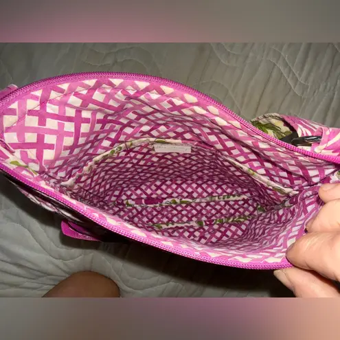 Vera Bradley  Purple and Green Floral Crossbody Bag