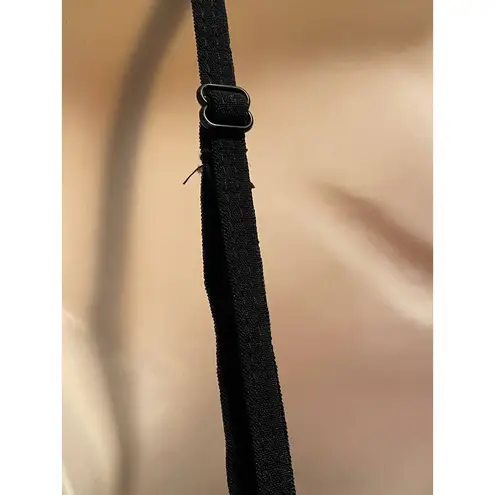 Slinky Black Floral Lacy Babydoll Lingerie with Eyelash Accents S/M Size undefined