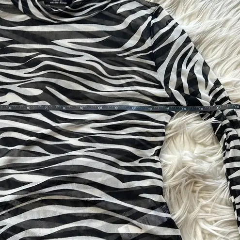 Animal Print Sheer bodysuit Size undefined