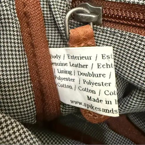 SPIKES & SPARROW Oregon Brandy Cognac Genuine Leather Waist Hip Bag Fanny Pack Brown