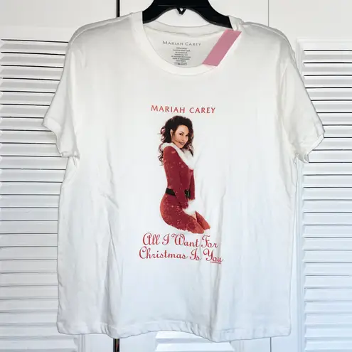 Live Nation Size M - Mariah Carey All I Want For Christmas Tshirt