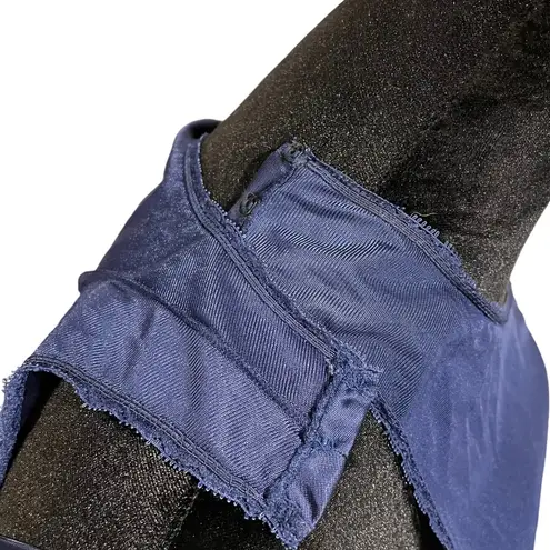 Vanity Fair Vintage Blue Sheer Floral Lace Lingerie Coquette Intimates Teddie