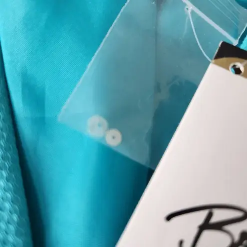 Bob Mackie Wearable Art Teal Blue Butterfly Zip Blazer Jacket New Womens Size L