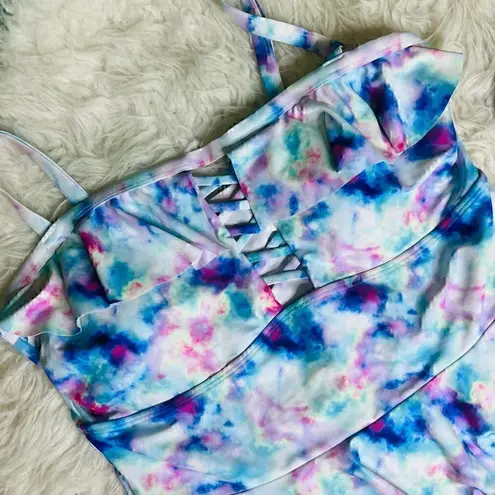 Watercolor ruffled two