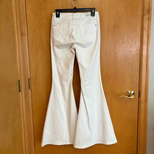 Judy Blue White Super Flare Fit Jeans Size 3/26 High Waist Womenswear