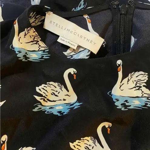 Stella McCartney Silk Swan Blouse IT 46