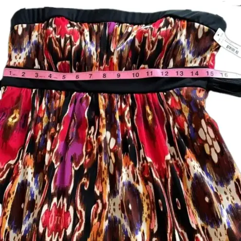 Bisou Bisou NWT holiday party dress strapless dress fun flirty vibrant bohemian