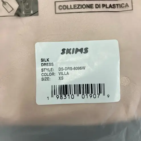 SKIMS Silk Midi Dress Villa XS