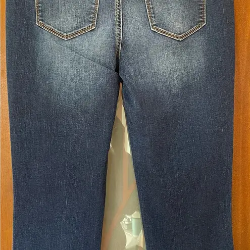 Chico's  The Platinum Crop Women’s Dark Wash Denim Jeans Size 0