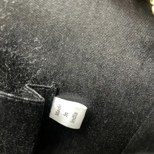 Mary Frances Beaded Handbag Purse Black Chain Strap Arrowhead Gem Embellish EUC