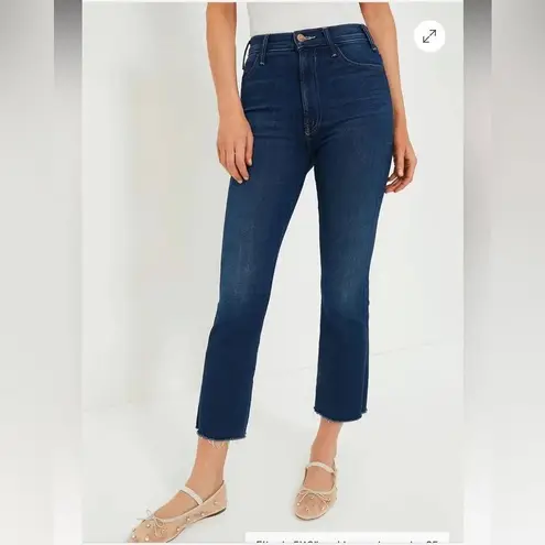 MOTHER The Hustler Ankle Fray in Mint Condition Size 27 Blue