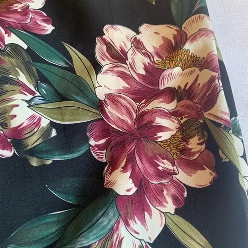 Vintage Y2K 90s Chapter One Black Flowered Pants Women’s Small