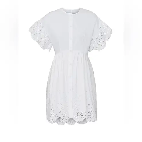 Rebecca Taylor La Vie Short Sleeve Eyelet Dress -
