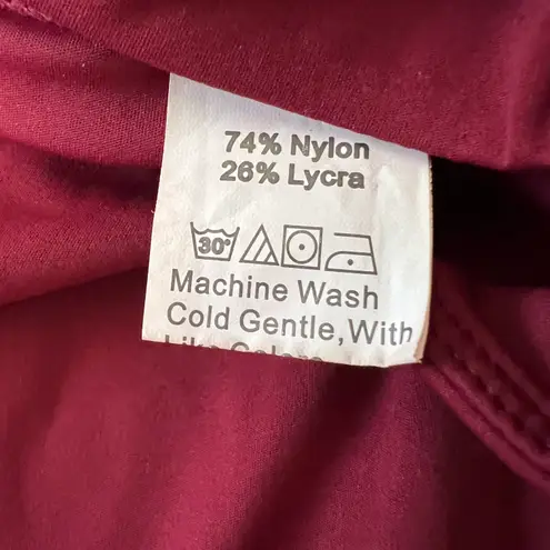 Boutique Wine Red Athletic Leggings