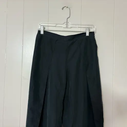 Drew Whitney Split Tulip Black Pants Size M – Flowy Chic Style w/ Small Flaw