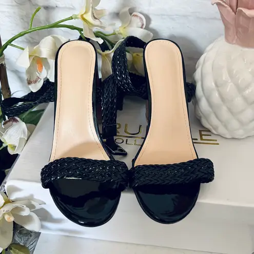 Boutique Braided Wrap Heels